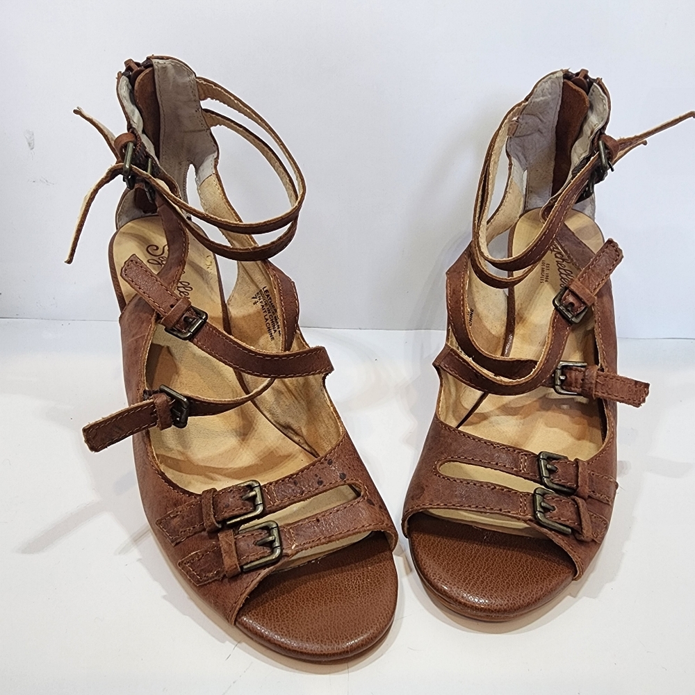 Seychelles Leather 4 inch wedges